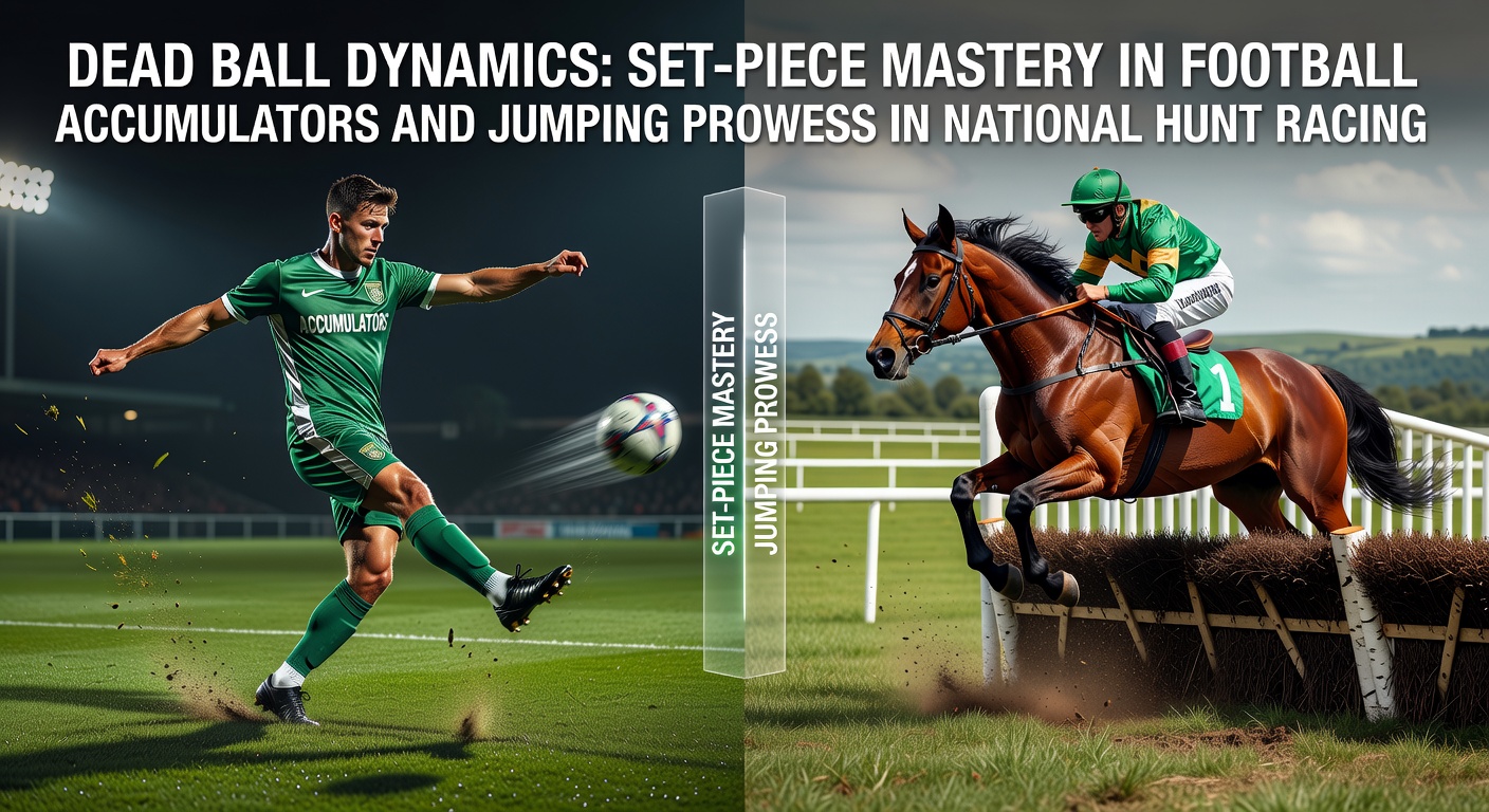 A football player taking a corner kick during a tense match, with the ball curving towards a crowded penalty area, highlighting set-piece precision