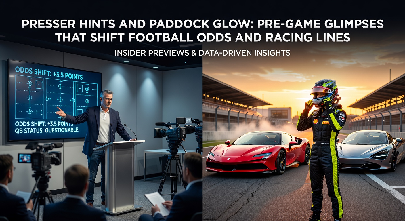 A football manager at a pre-match press conference, gesturing emphatically while reporters jot down notes, capturing the tension of subtle team news reveals